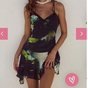 Runaway the label surrey mini dress Lily, print